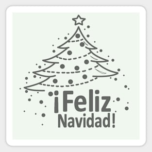 feliz navidad - christmas tree Magnet